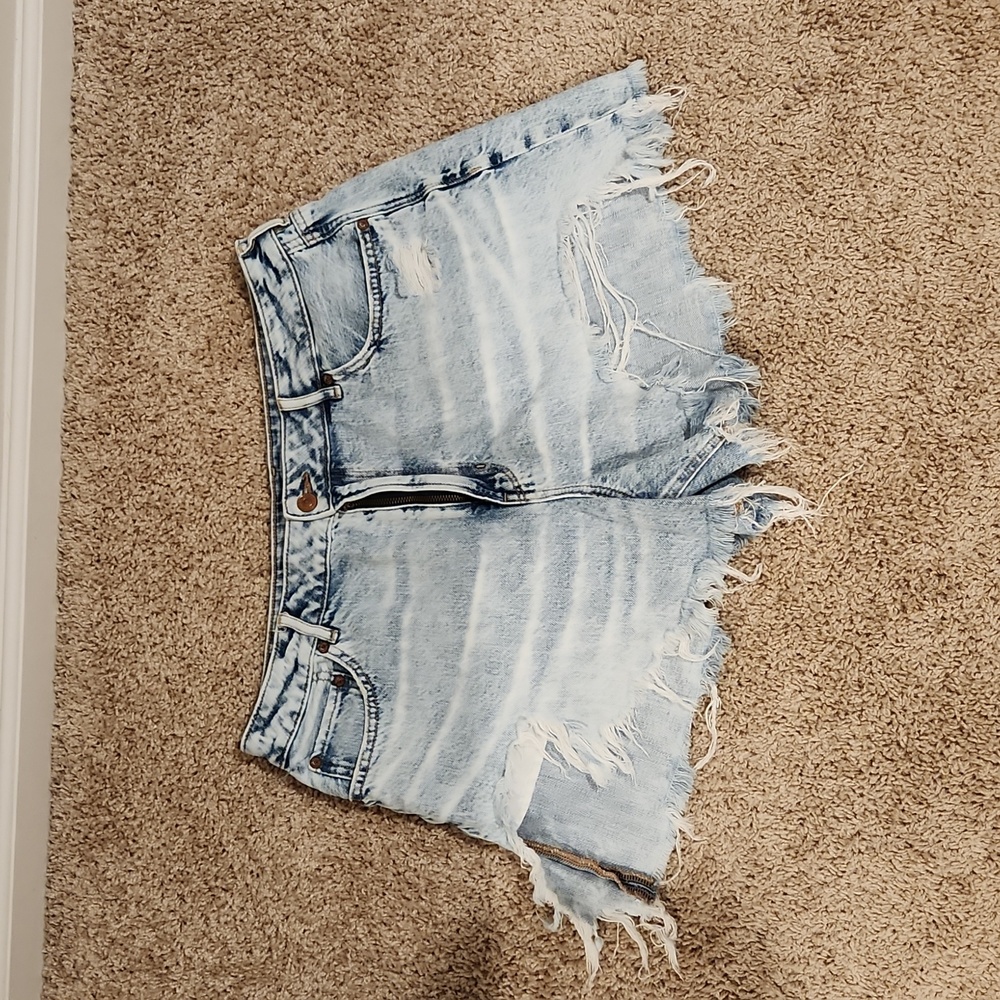 American Eagle Outfitters Light Blue Jean Shorts